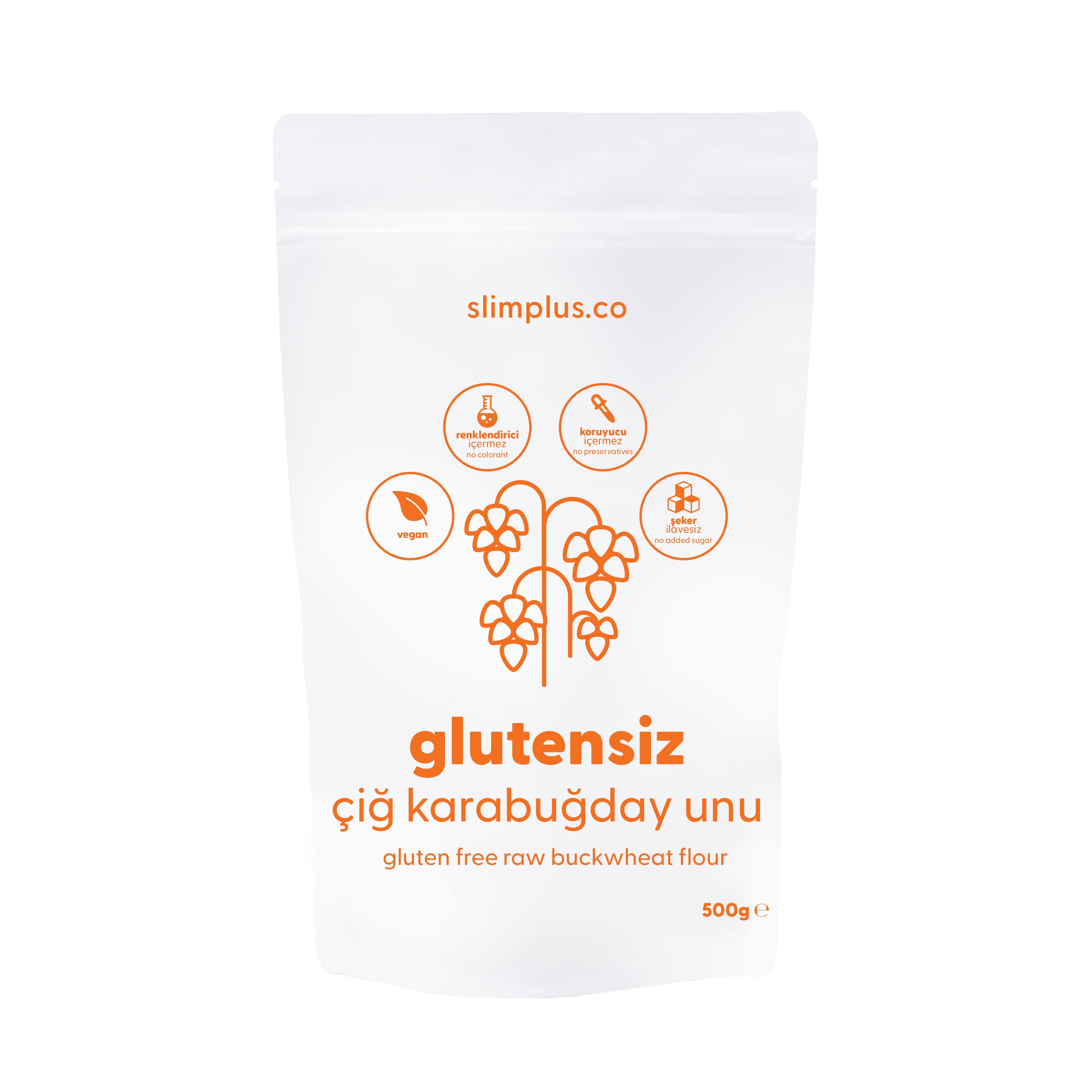 500G Glutensiz Çiğ Karabuğday Unu