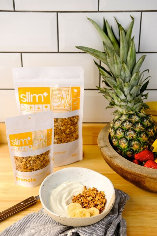 2 Paket Muz Tarçın Hindistan Cevizi Glutensiz İlave Şekersiz Vegan Granola 100gr