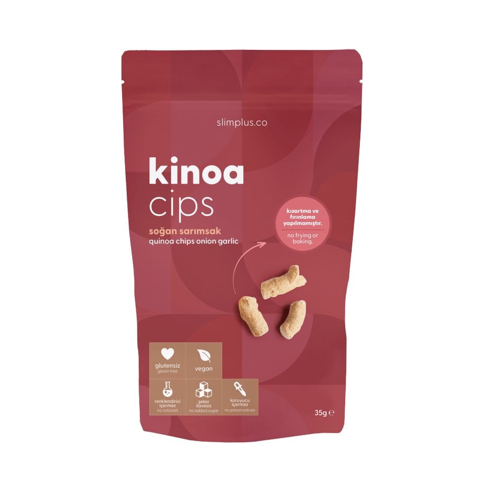 6 Paket 35G Glutensiz Vegan Yağsız Kinoa Cips Mix Paket
