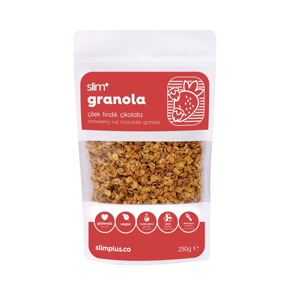Granola Mix Paket – Glutensiz Vegan Şekeri Meyveden Katkısız (3 x 250G)