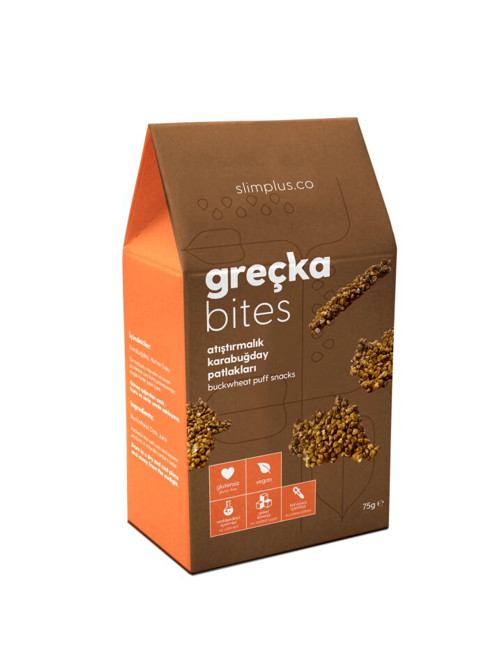 Karabuğday Lokmaları Kakaolu Greçka Bites – Glutensiz Vegan Katkısız (8 x 75G)