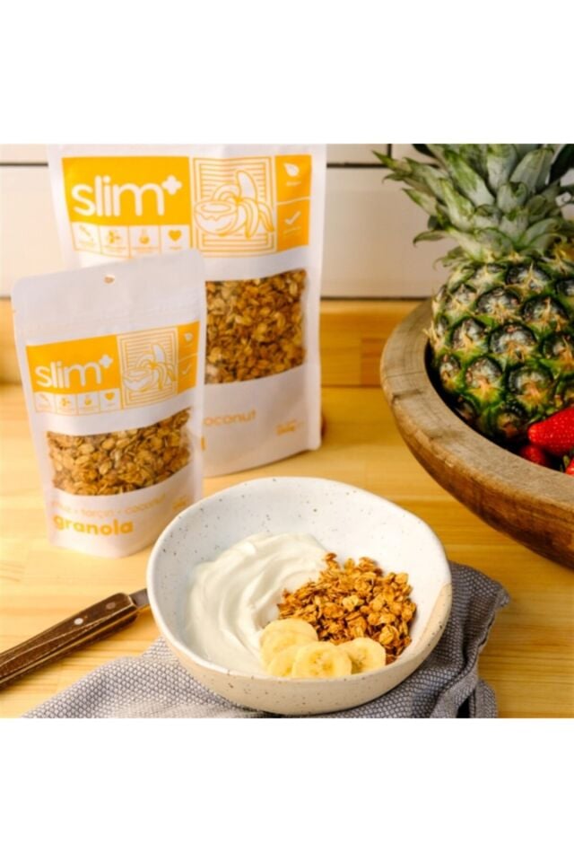 Granola Muz Tarçın Hindistan Cevizi – Glutensiz Vegan Şekeri Meyveden Katkısız 100G