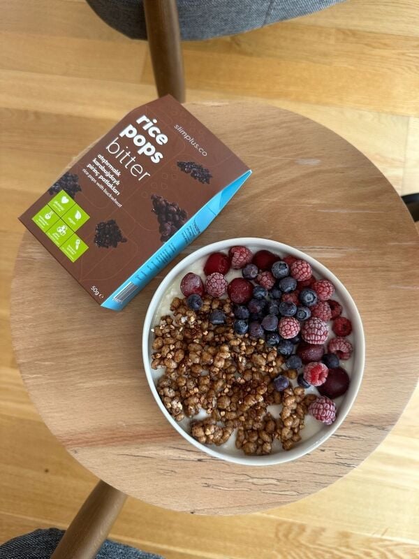 Karabuğdaylı Pirinç Patlakları Kakaolu Rice Pops Bitter – Glutensiz Vegan Katkısız (2 x 50G)